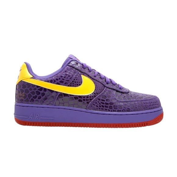 Nike Air Force 1 (AF1) Low Premium Eddie Cruz Purple Red Yellow Sz12 Snakeskin - Picture 2 of 16